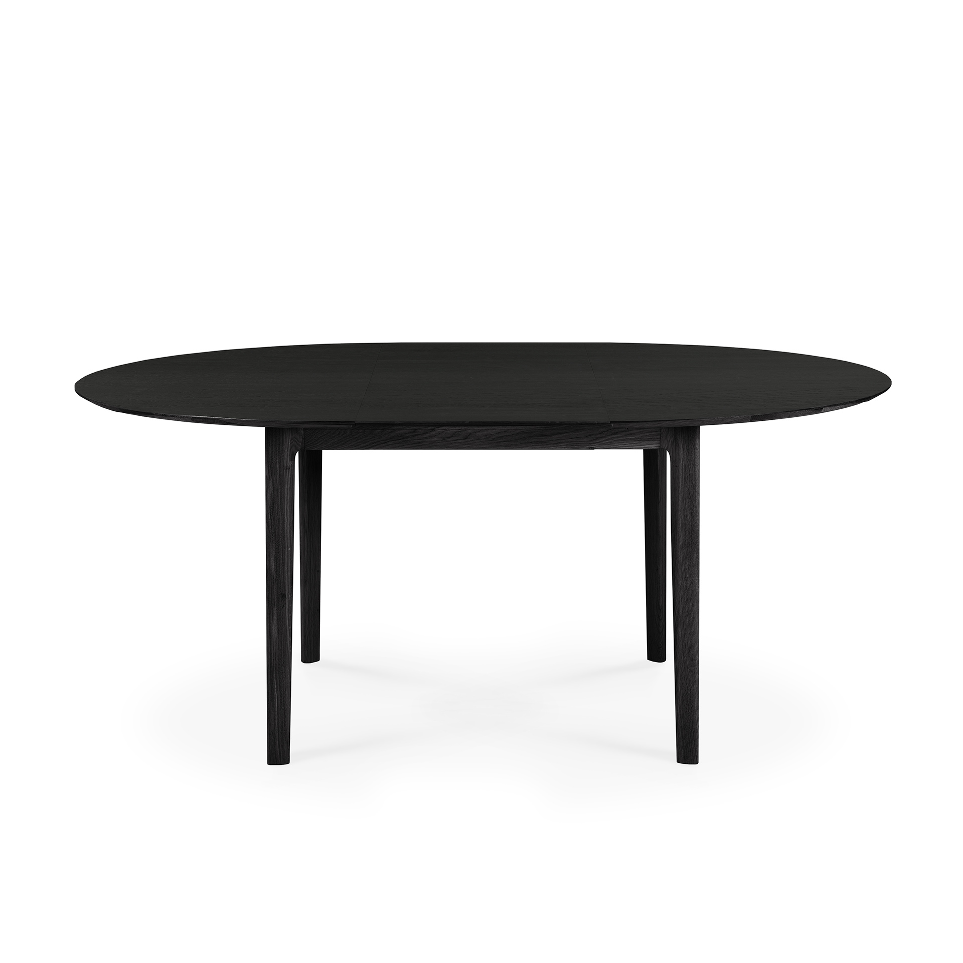 Tisch rund ausziehbar Bok schwarz 51528