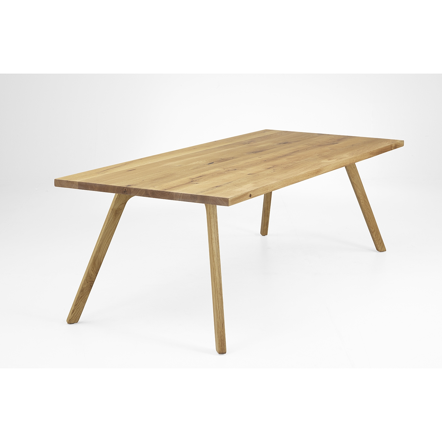 Tisch F Holzbeine - Eiche 3cm