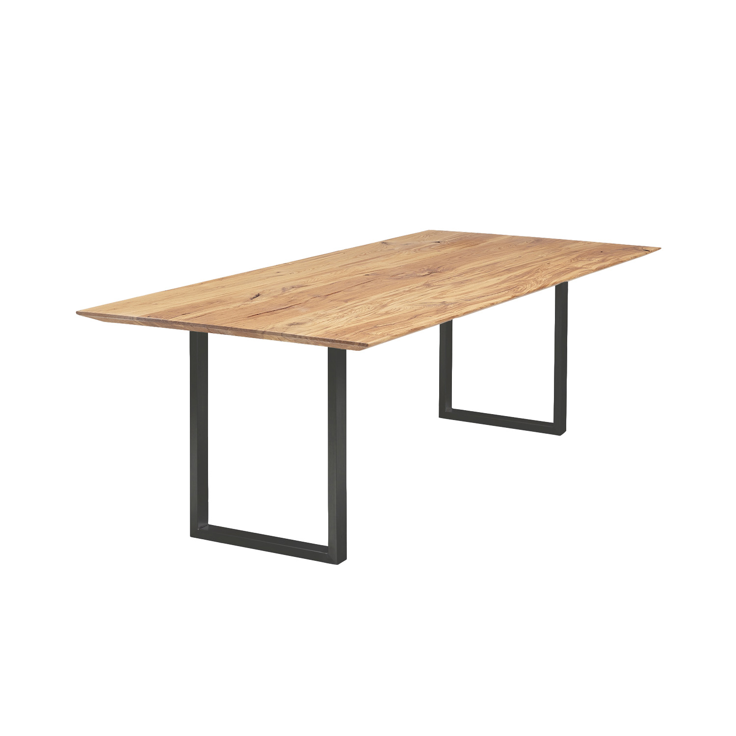 Tisch E2 U-Profil - Eiche 4cm