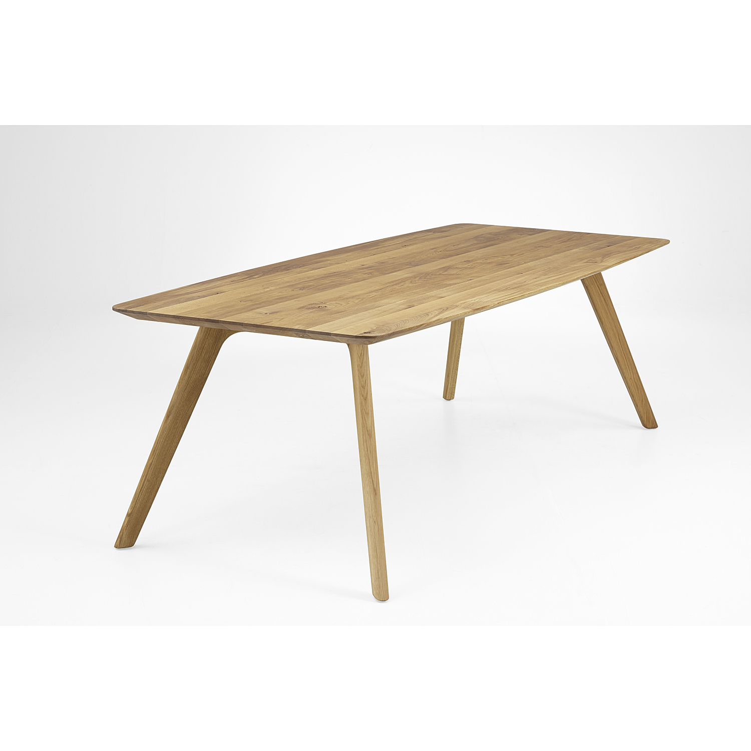 Tisch N Holzbeine - Eiche 4cm
