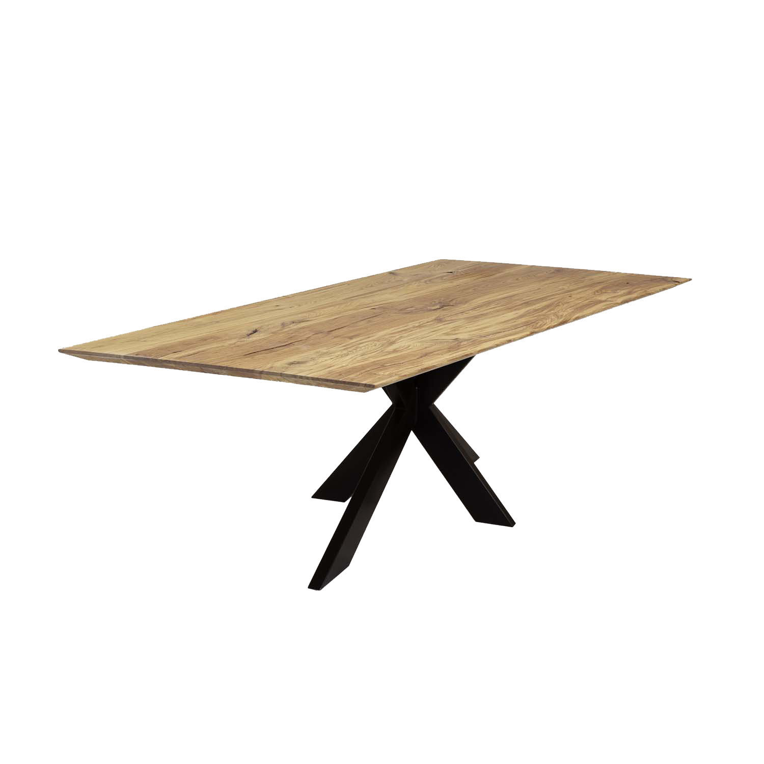 Tisch C Kreuzgestell - Eiche 3cm