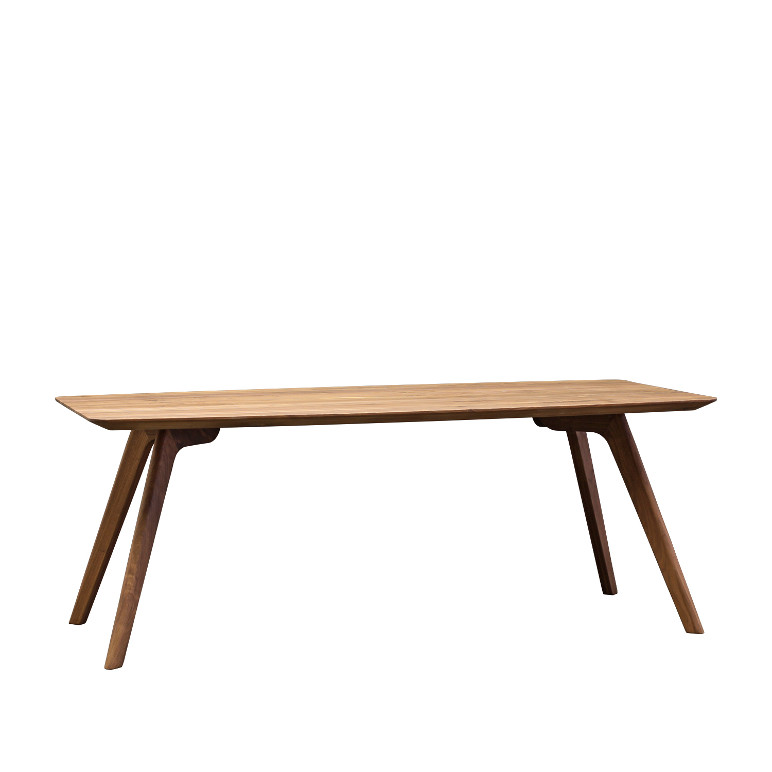 Tisch N Holzbeine - Nussbaum