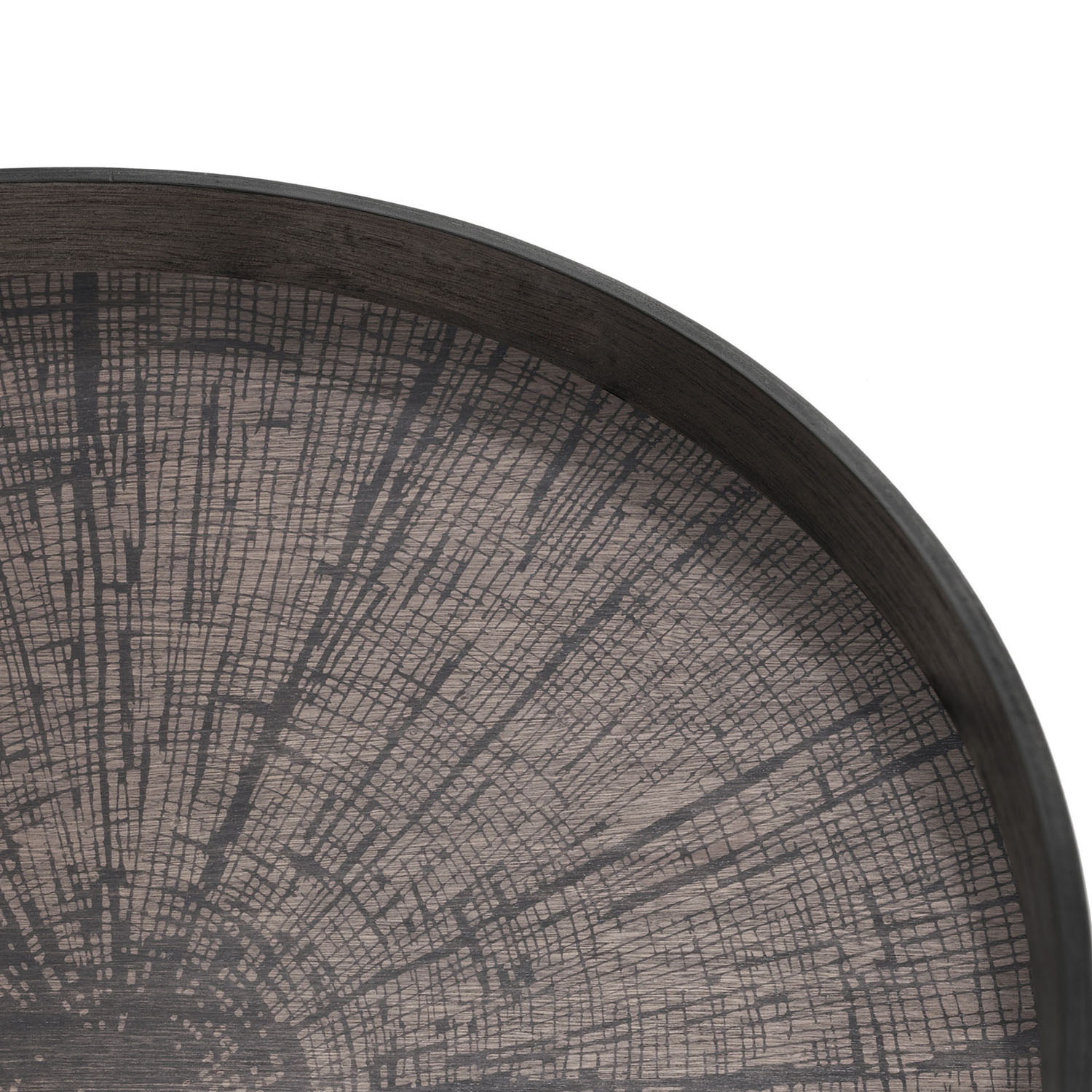 Holz Tablett Black Slice XL