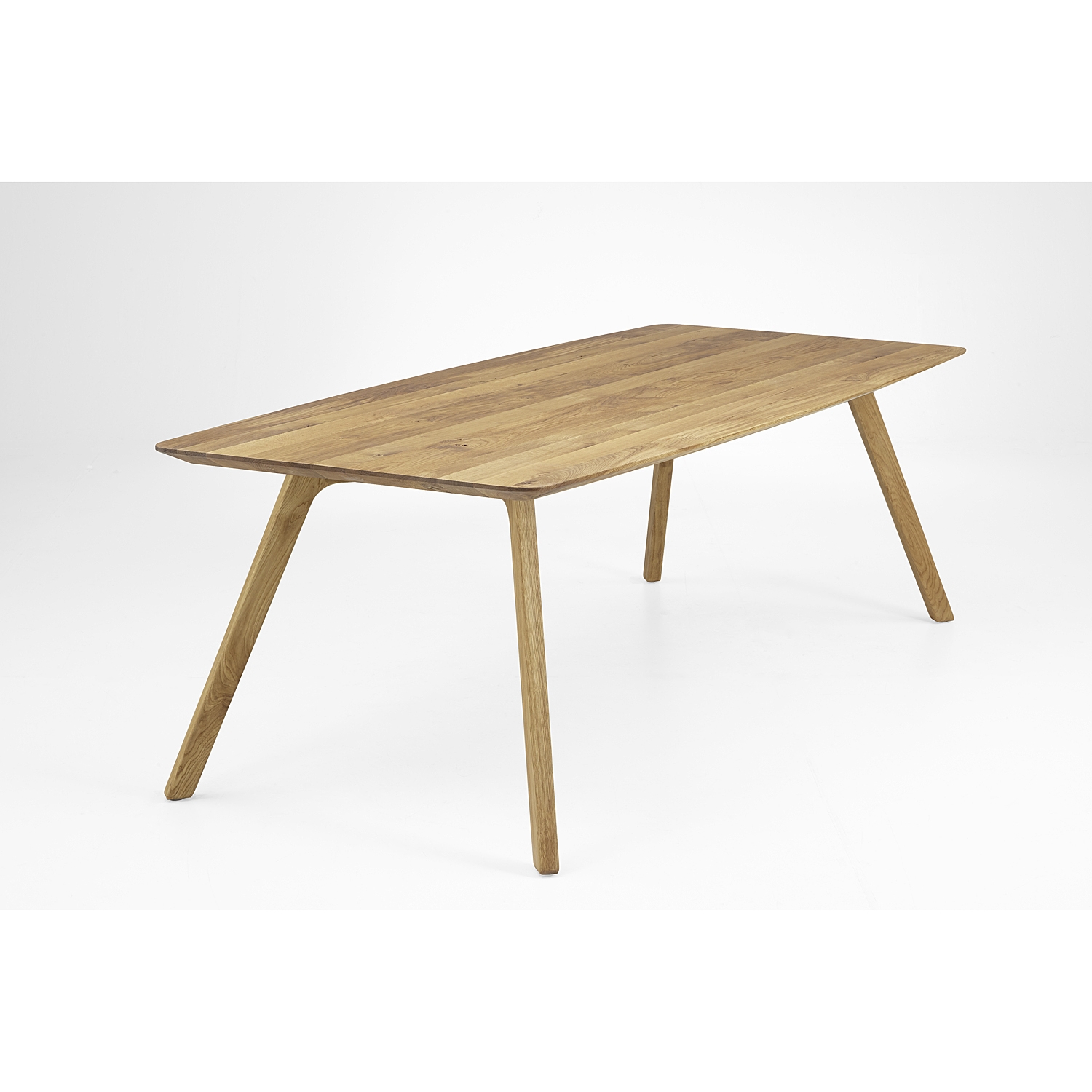 Tisch F Holzbeine - Eiche 3cm